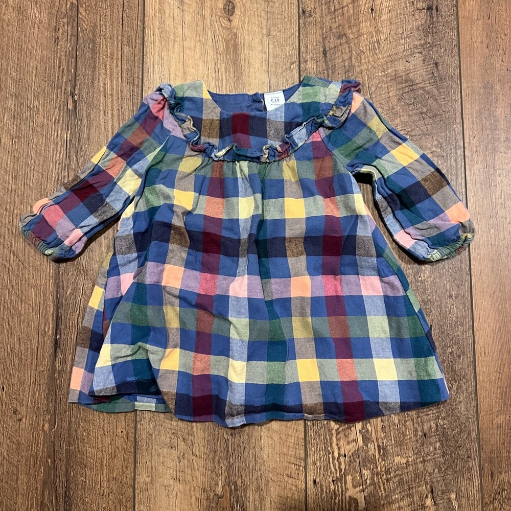 Baby Gap Plaid Dress, 6-12 months
